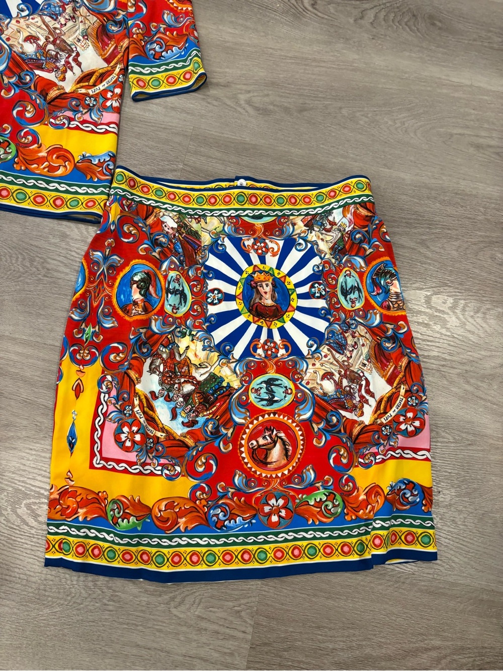 Dolce & Gabbana Sicilian Teatro di Pupi Skirt